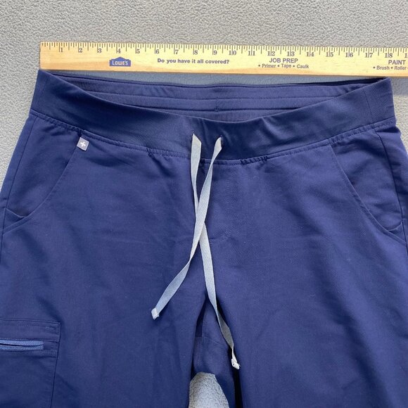 Figs Pants Womens XL/P Blue Scrub Bottom Zamora Jogger Nurse Workwear,Pockets - Picture 4 of 16